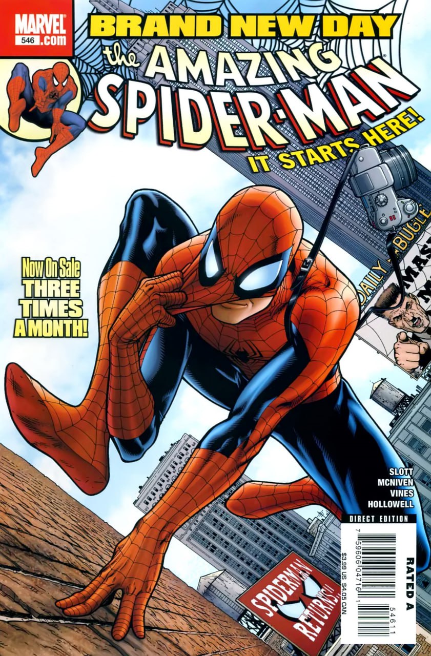Portada ampliada de The Amazing Spider-Man