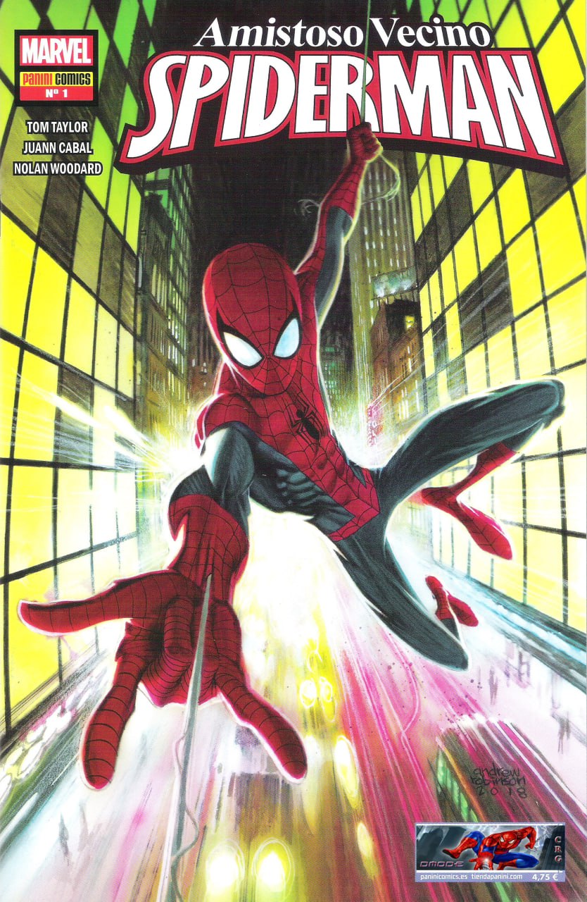 Portada ampliada de Amistoso Vecino SPIDERMAN
