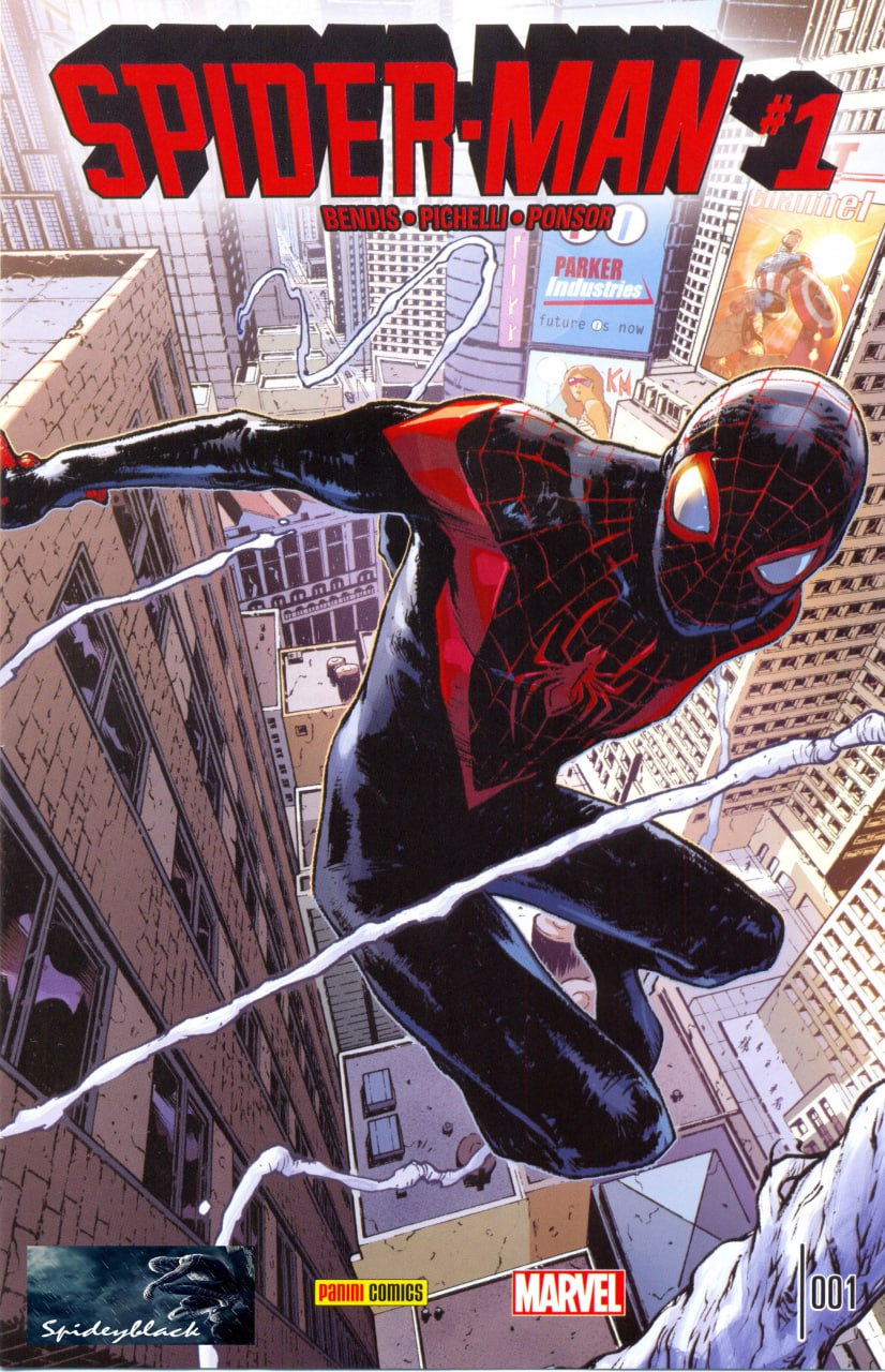 Portada ampliada de SPIDER-MAN '