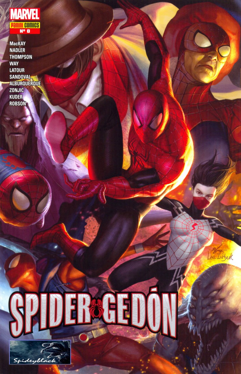 Portada ampliada de SPIDERGEDON