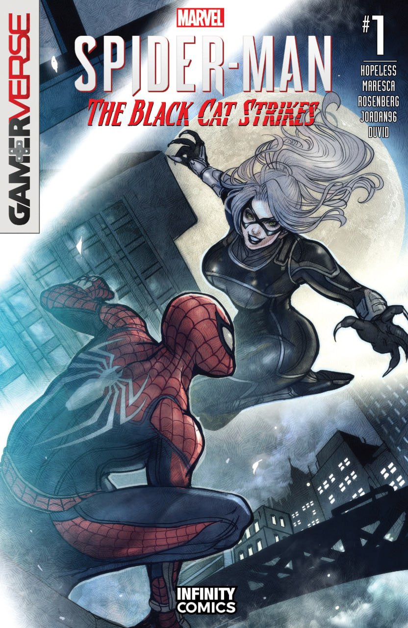 Portada ampliada de SPIDER-MAN THE BLACK CAT STRIKES