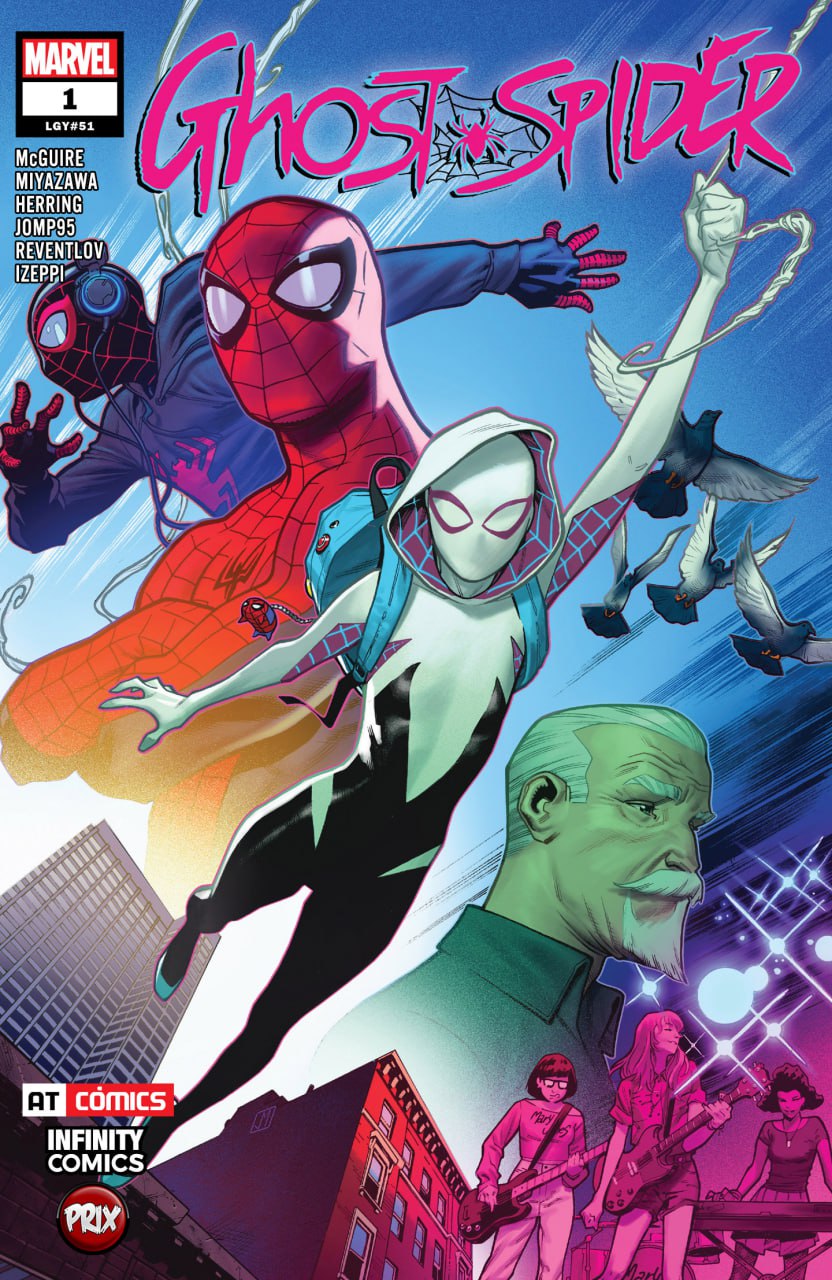 Portada ampliada de Ghost Spider