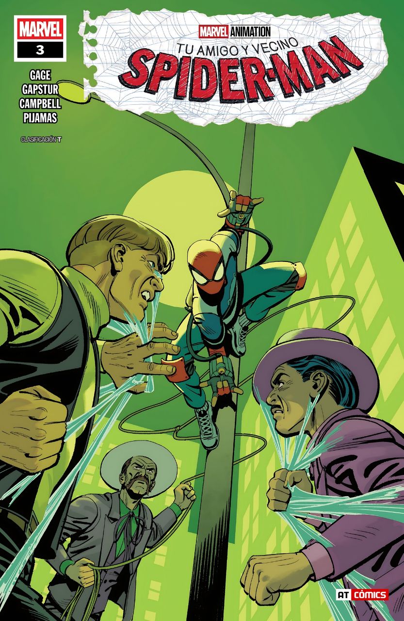 Portada ampliada de SPIDER-MAN