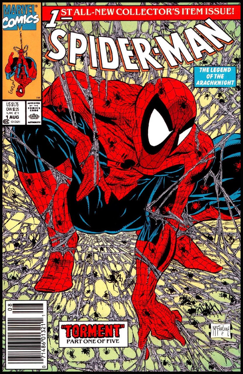 Portada ampliada de SPIDER-MAN