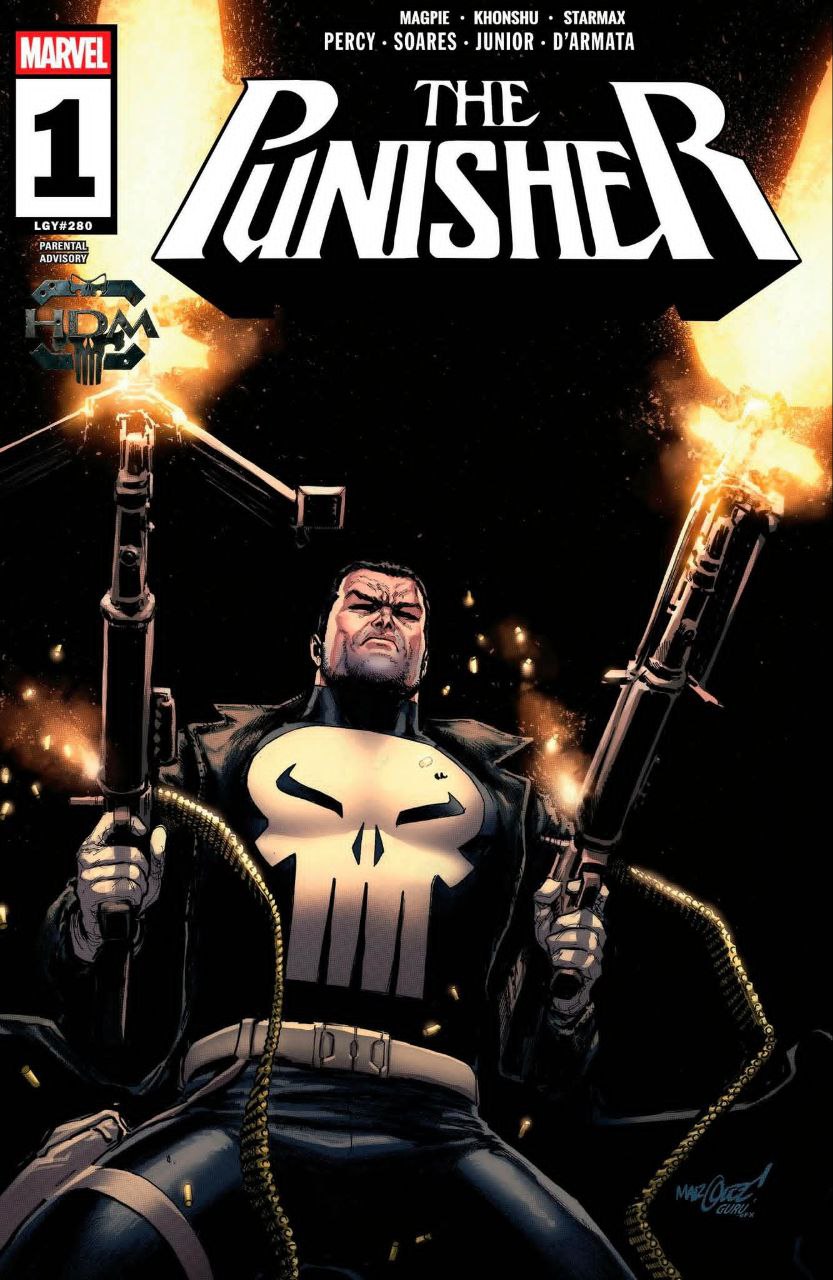Portada ampliada de THE PUNISHER