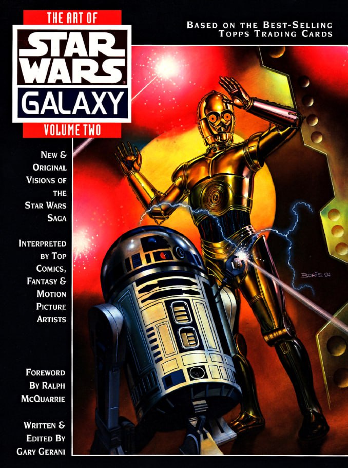 Portada ampliada de THE ART OF STAR WARS GALAXY VOLUME TWO