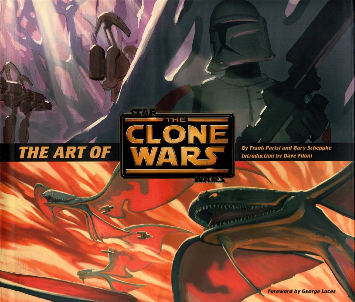 Portada ampliada de The Art of The Clone Wars