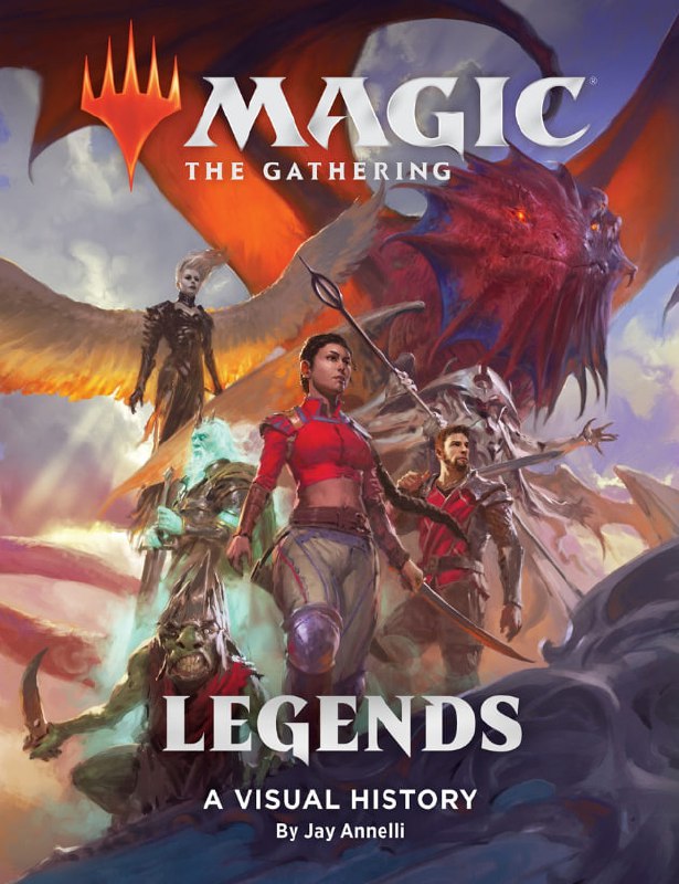Portada ampliada de LEGENDS A VISUAL HISTORY