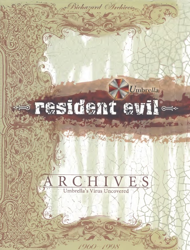 Portada ampliada de Umbrella Archives. Resident Evil. Umbrella's Virus Uncovered