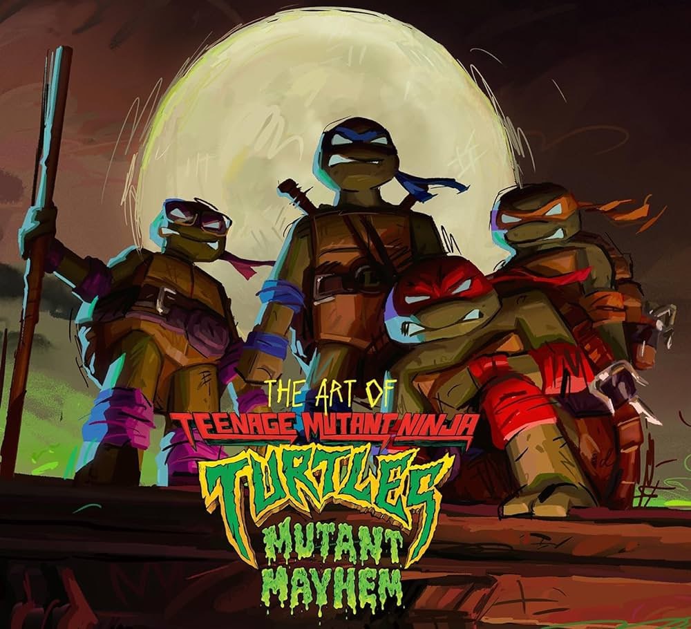 Portada ampliada de The Art of Teenage Mutant Ninja Turtles: Mutant Mayhem