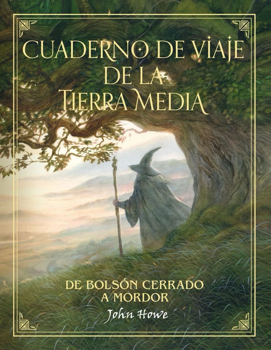 Portada ampliada de CUADERNO DE VIAJE DE LA TIERRA MEDIA