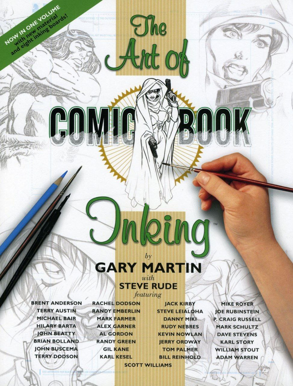 Portada ampliada de The Art of Comic Book Inking