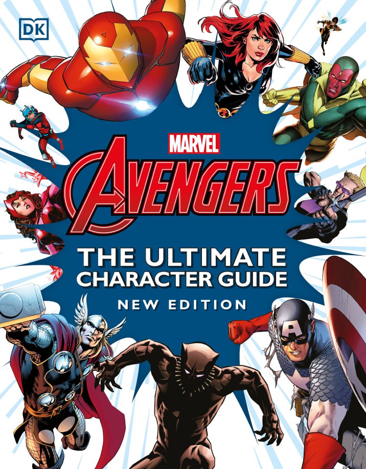 Portada ampliada de MARVEL AVENGERS THE ULTIMATE CHARACTER GUIDE NEW EDITION