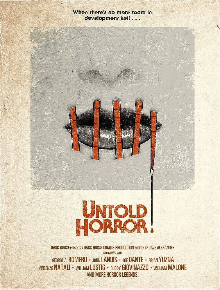 Portada ampliada de Untold Horror