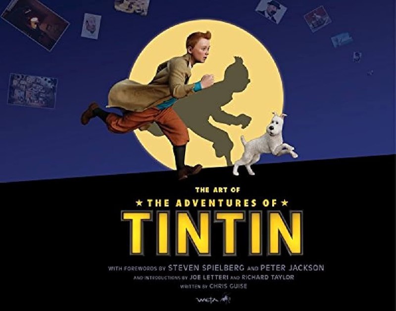 Portada ampliada de The Art of The Adventures of Tintin