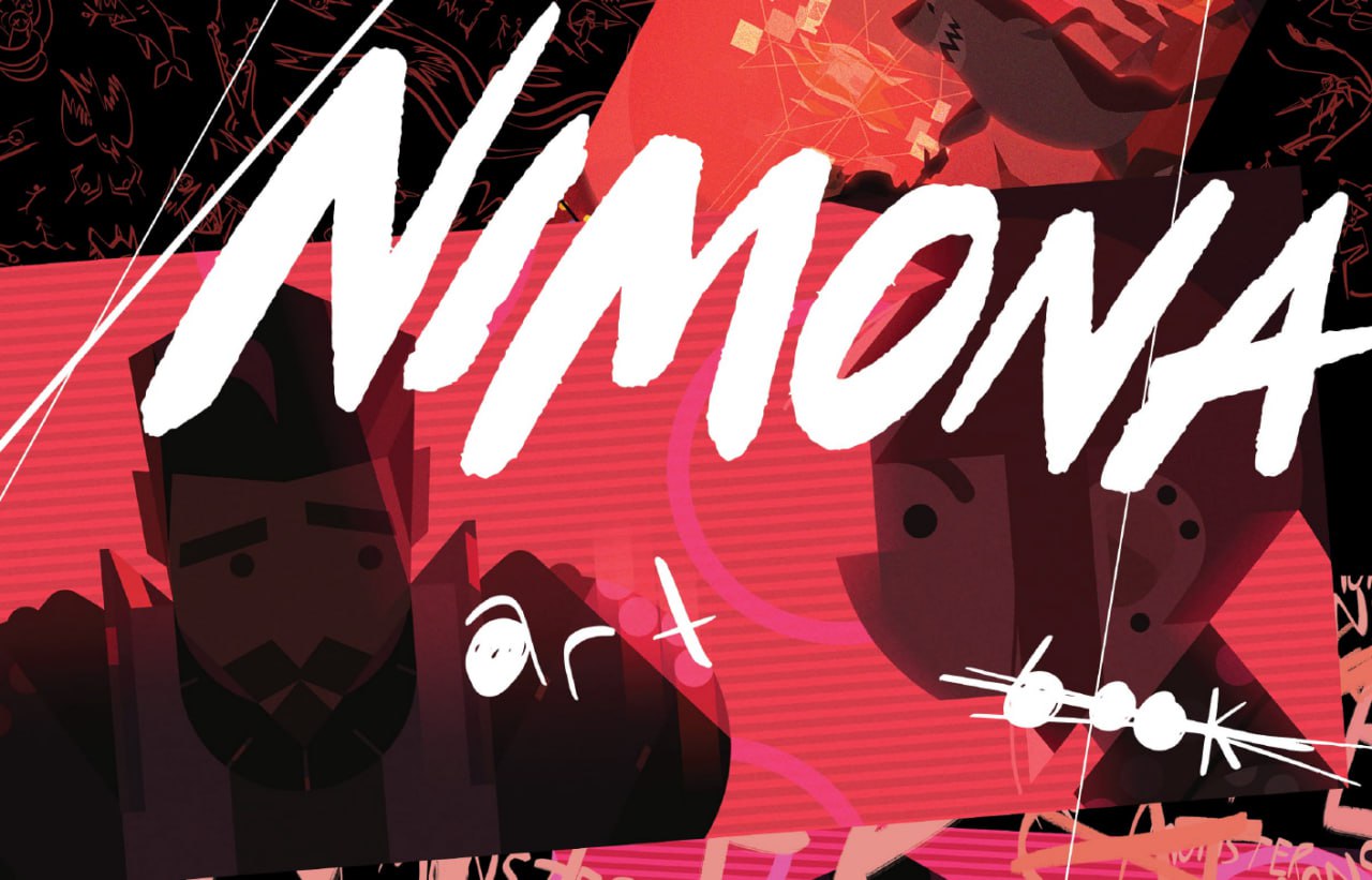 Portada ampliada de NIMONA
