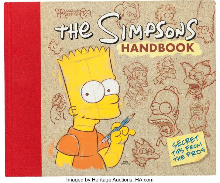 Portada ampliada de The Simpsons Handbook
