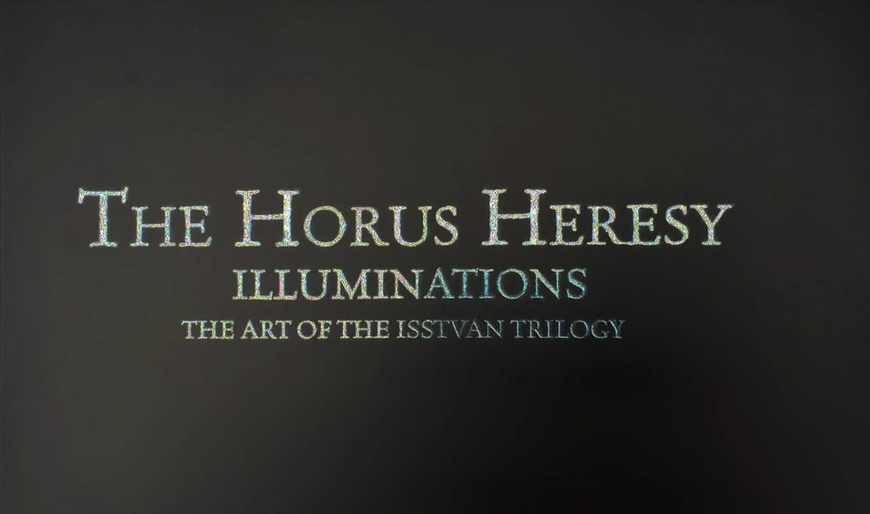 Portada ampliada de The Horus Heresy Illuminations: The Art of the Istvan Trilogy