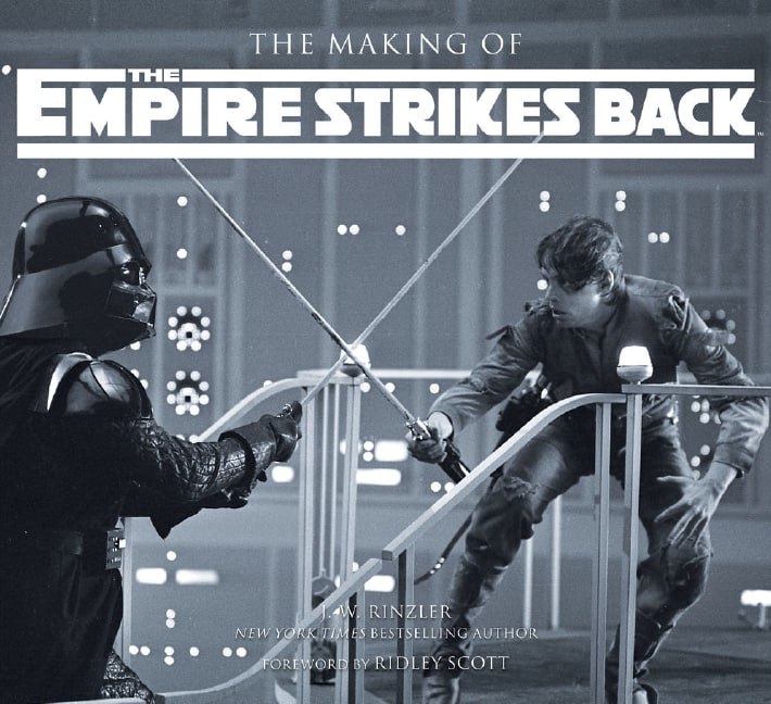 Portada ampliada de THE MAKING OF THE EMPIRE STRIKES BACK