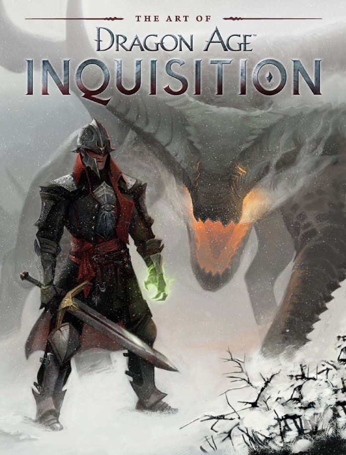 Portada ampliada de The Art of Dragon Age Inquisition