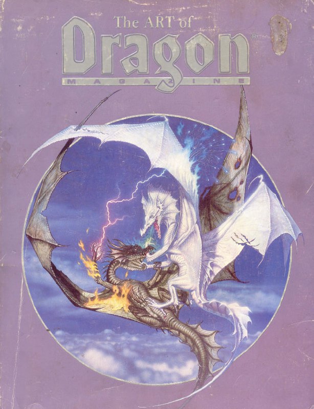 Portada ampliada de The ART of Dragon MAGAZINE