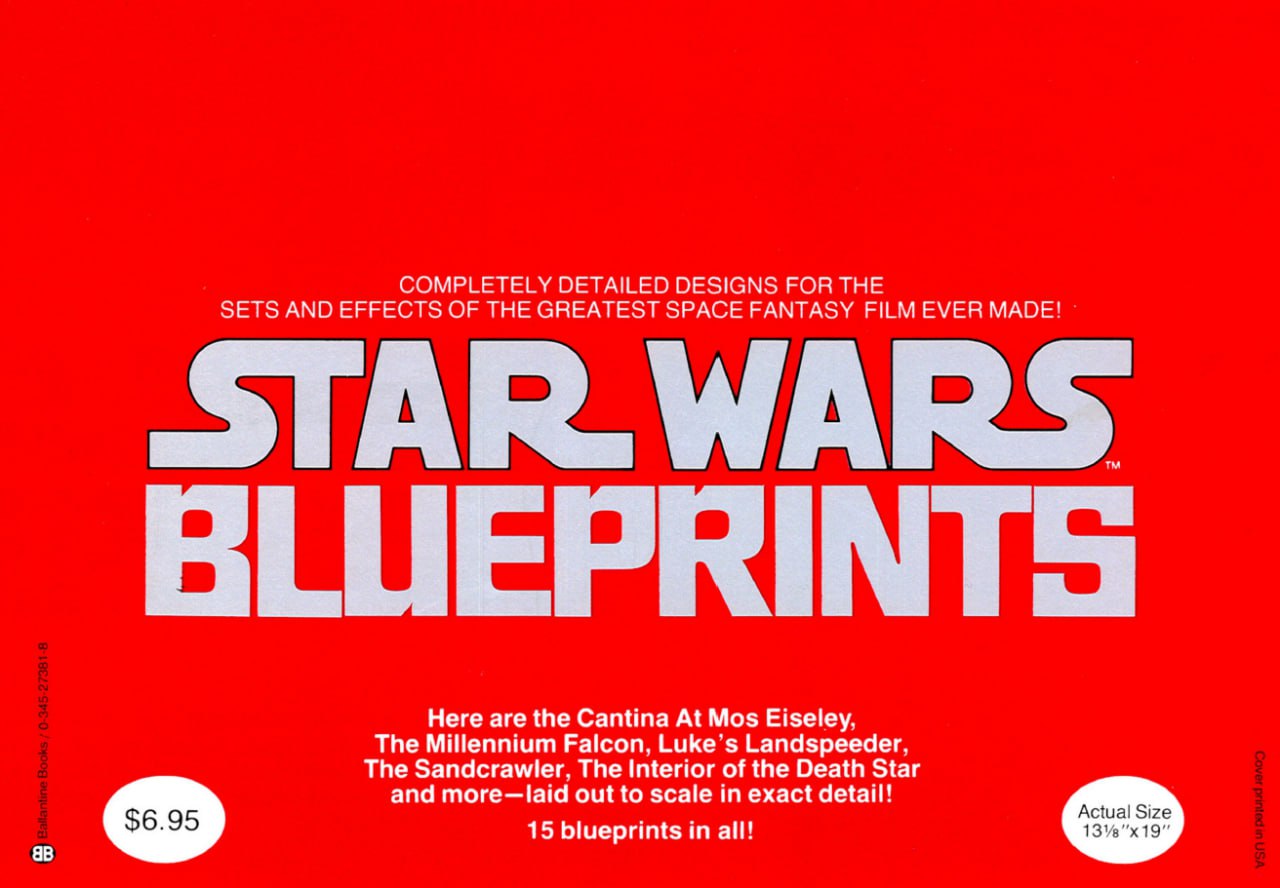 Portada ampliada de STAR WARS BLUEPRINTS