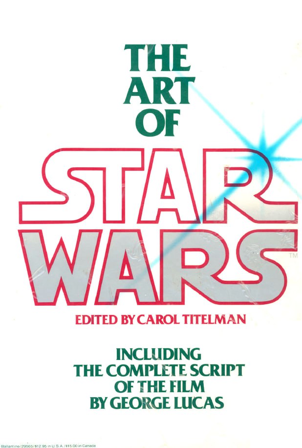 Portada ampliada de THE ART OF STAR WARS