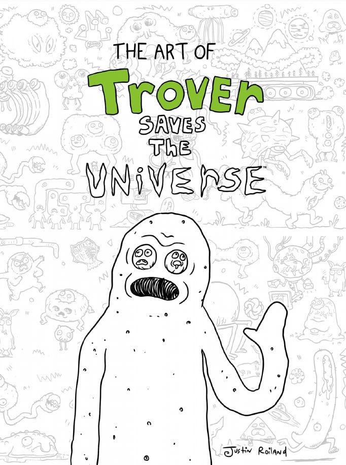 Portada ampliada de THE ART OF Trover SAVES THE UNiVERSE