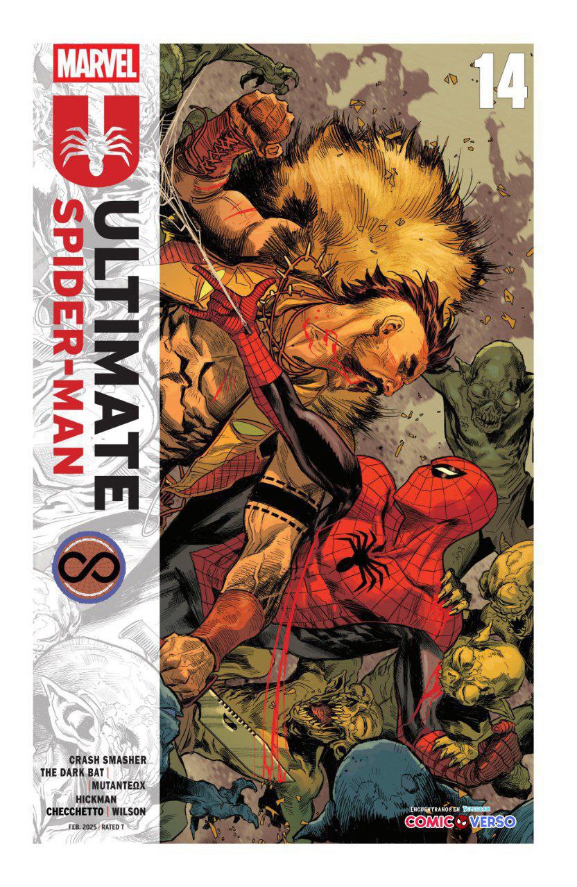 Portada ampliada de ULTIMATE SPIDER-MAN