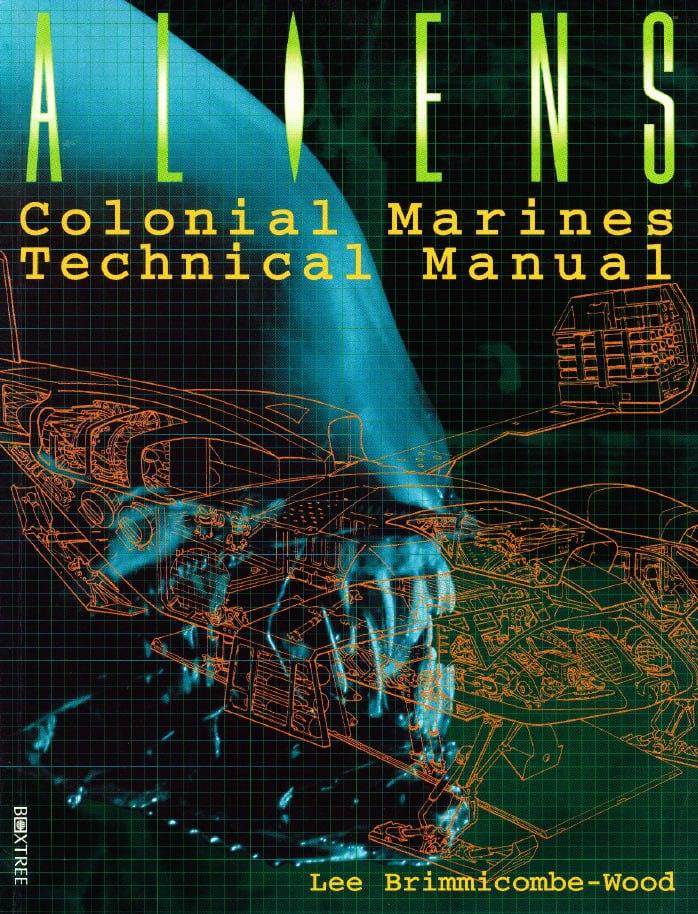 Portada ampliada de ALIENS Colonial Marines Technical Manual