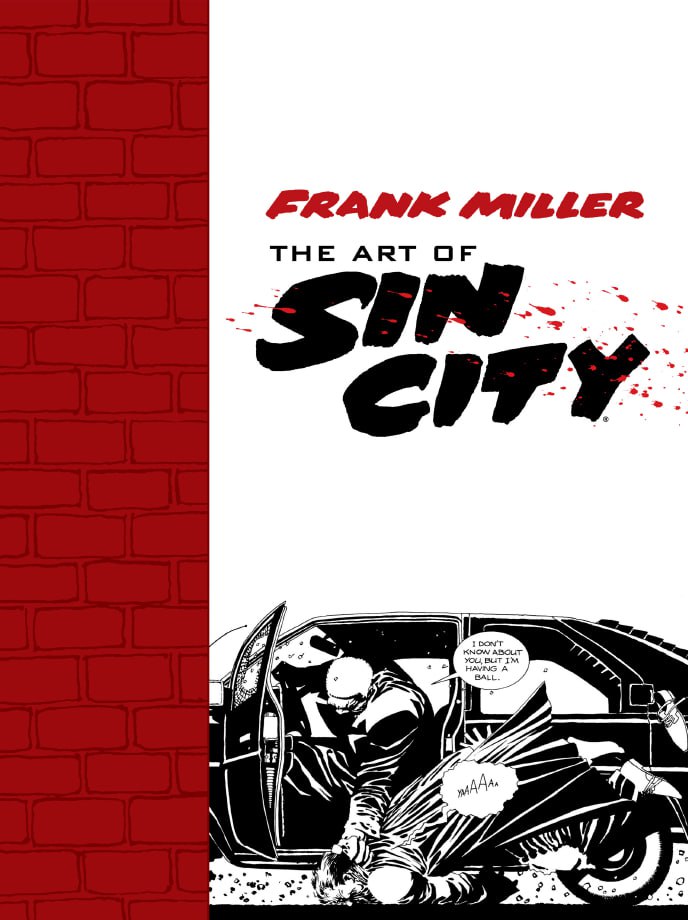 Portada ampliada de The Art of Sin City