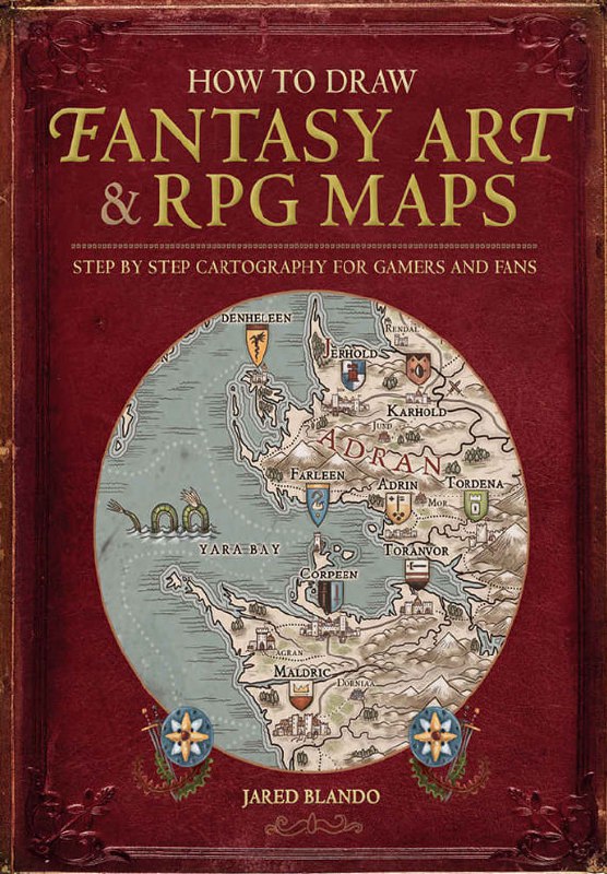 Portada ampliada de HOW TO DRAW FANTASY ART & RPG MAPS