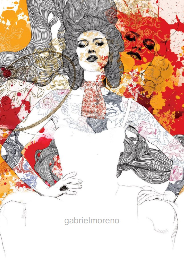 Portada ampliada de Moreno Gabriel Artbook