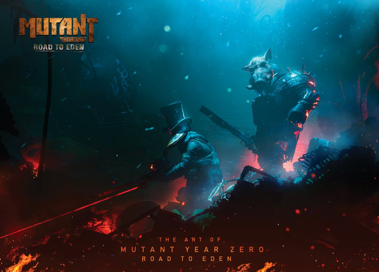 Portada ampliada de The Art of Mutant Year Zero Road to Eden