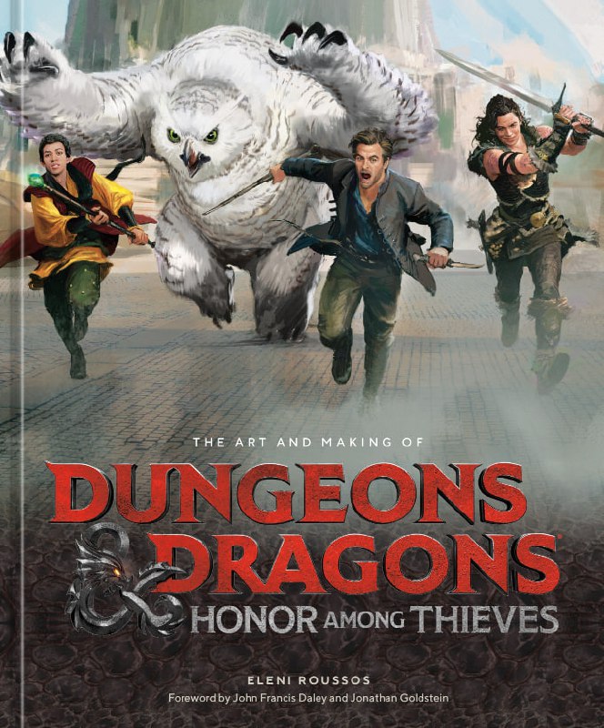 Portada ampliada de THE ART AND MAKING OF DUNGEONS DRAGONS HONOR AMONG THIEVES