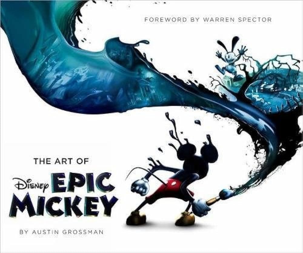Portada ampliada de THE ART OF EPIC MICKEY