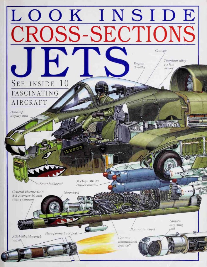 Portada ampliada de LOOK INSIDE CROSS-SECTIONS JETS