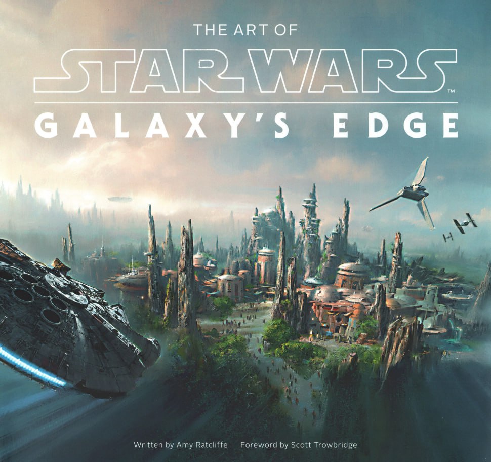 Portada ampliada de THE ART OF STAR WARS GALAXY'S EDGE