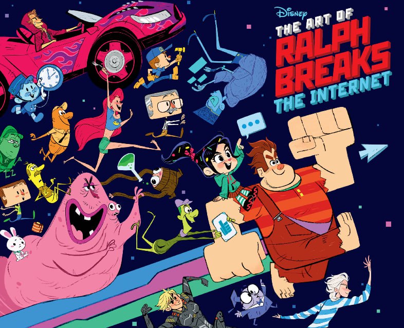Portada ampliada de THE ART OF RALPH BREAKS THE INTERNET