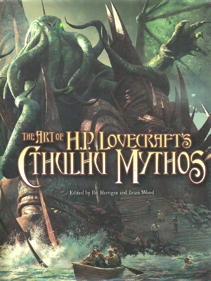Portada ampliada de THE ART OF H.P. LOVECRAFT'S CTHULHU MYTHOS