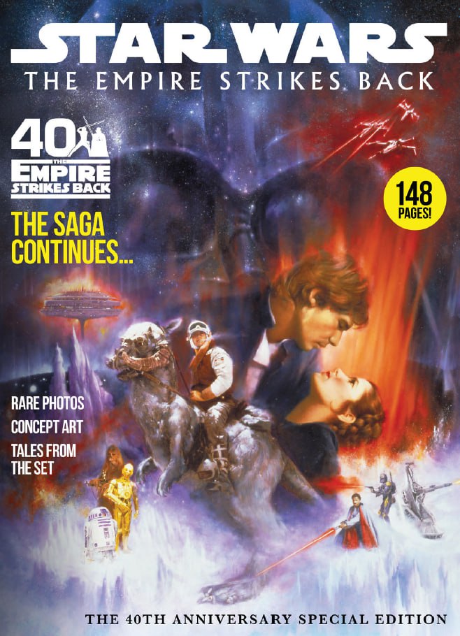 Portada ampliada de STAR WARS THE EMPIRE STRIKES BACK