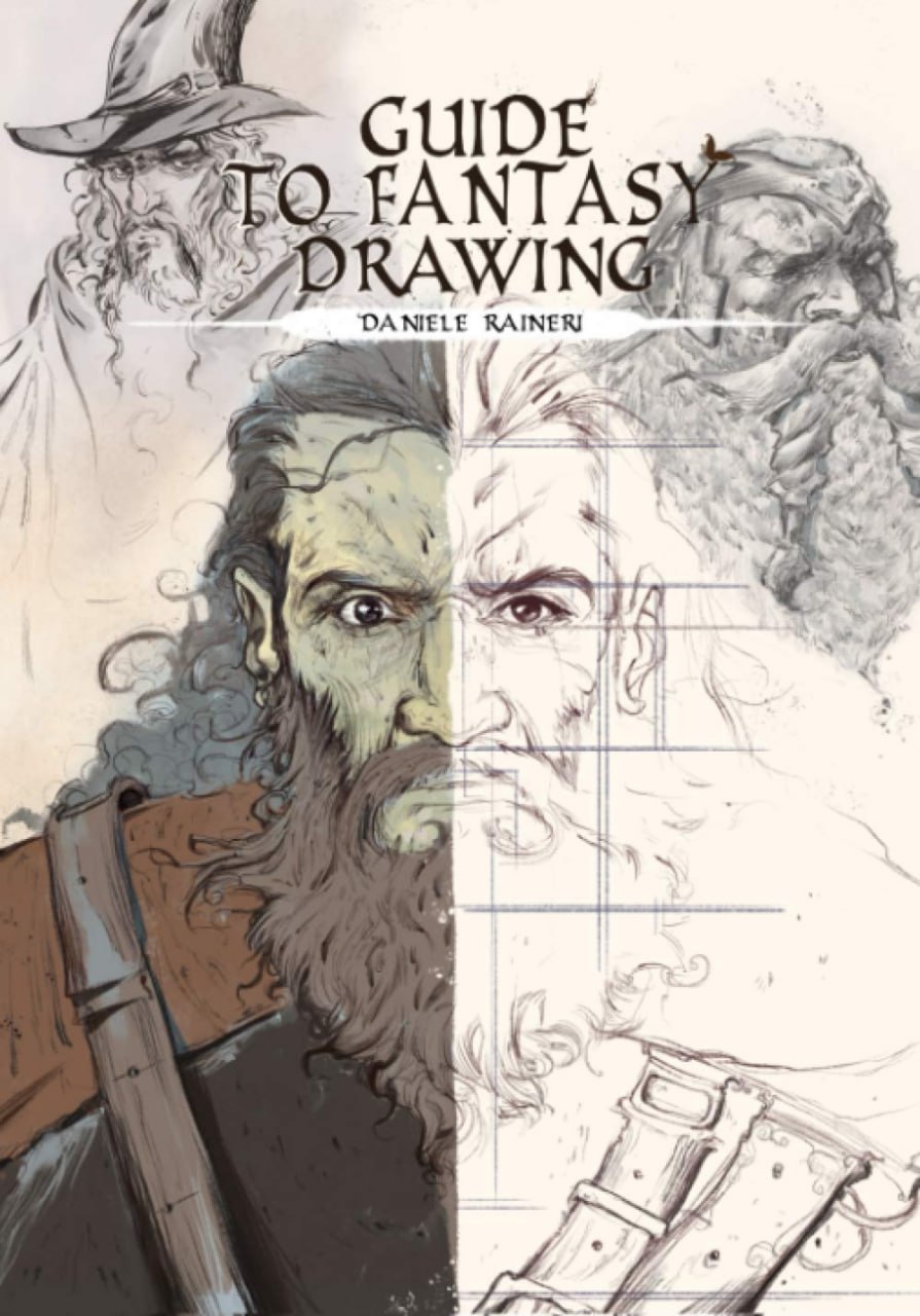 Portada ampliada de Guide to Fantasy Drawing