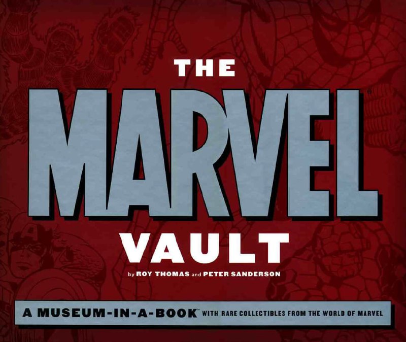Portada ampliada de THE MARVEL VAULT