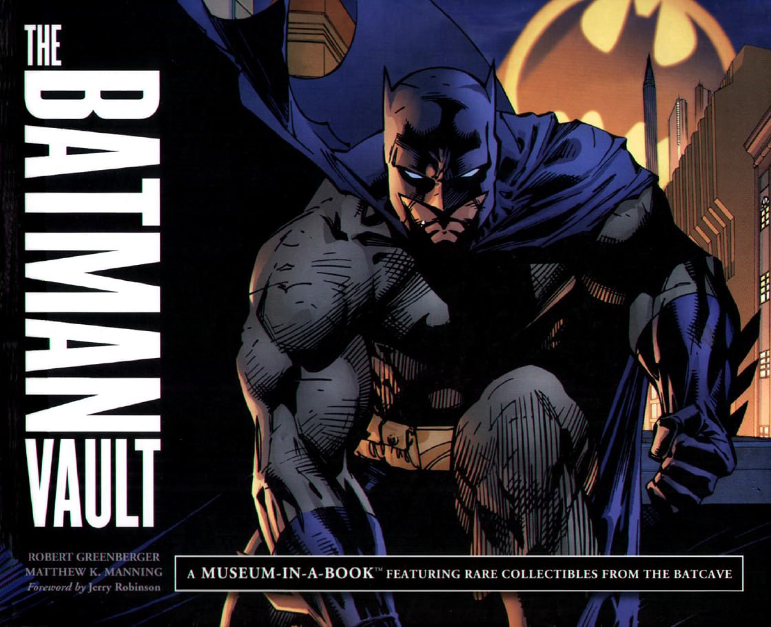 Portada ampliada de THE BATMAN VAULT