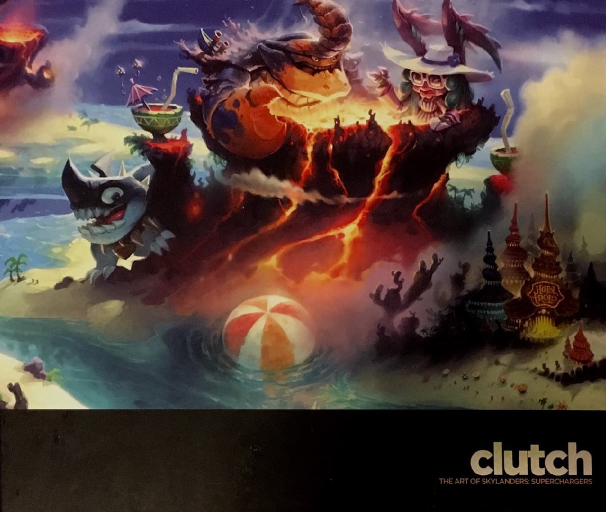 Portada ampliada de Clutch The Art of Skylanders Superchargers