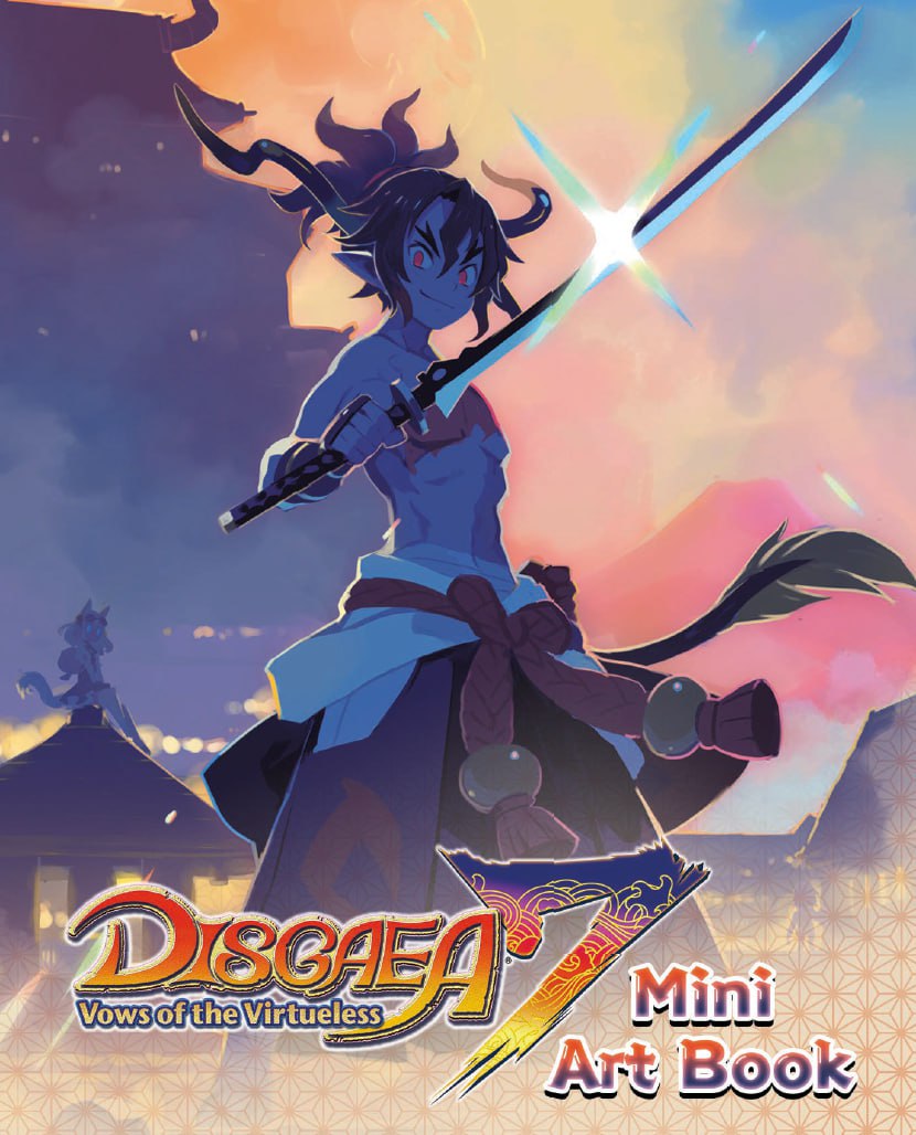 Portada ampliada de Disgaea 7: Vows of the Virtueless Mini Art Book