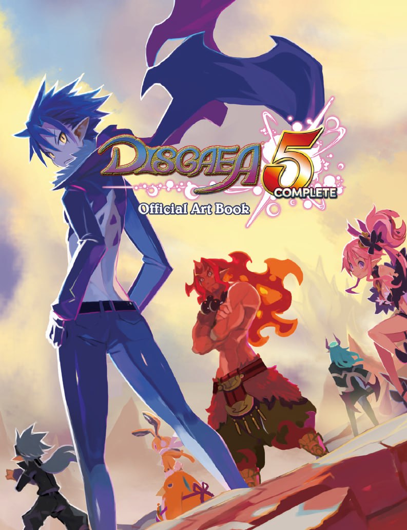 Portada ampliada de DISGAEA 5 COMPLETE Official Art Book