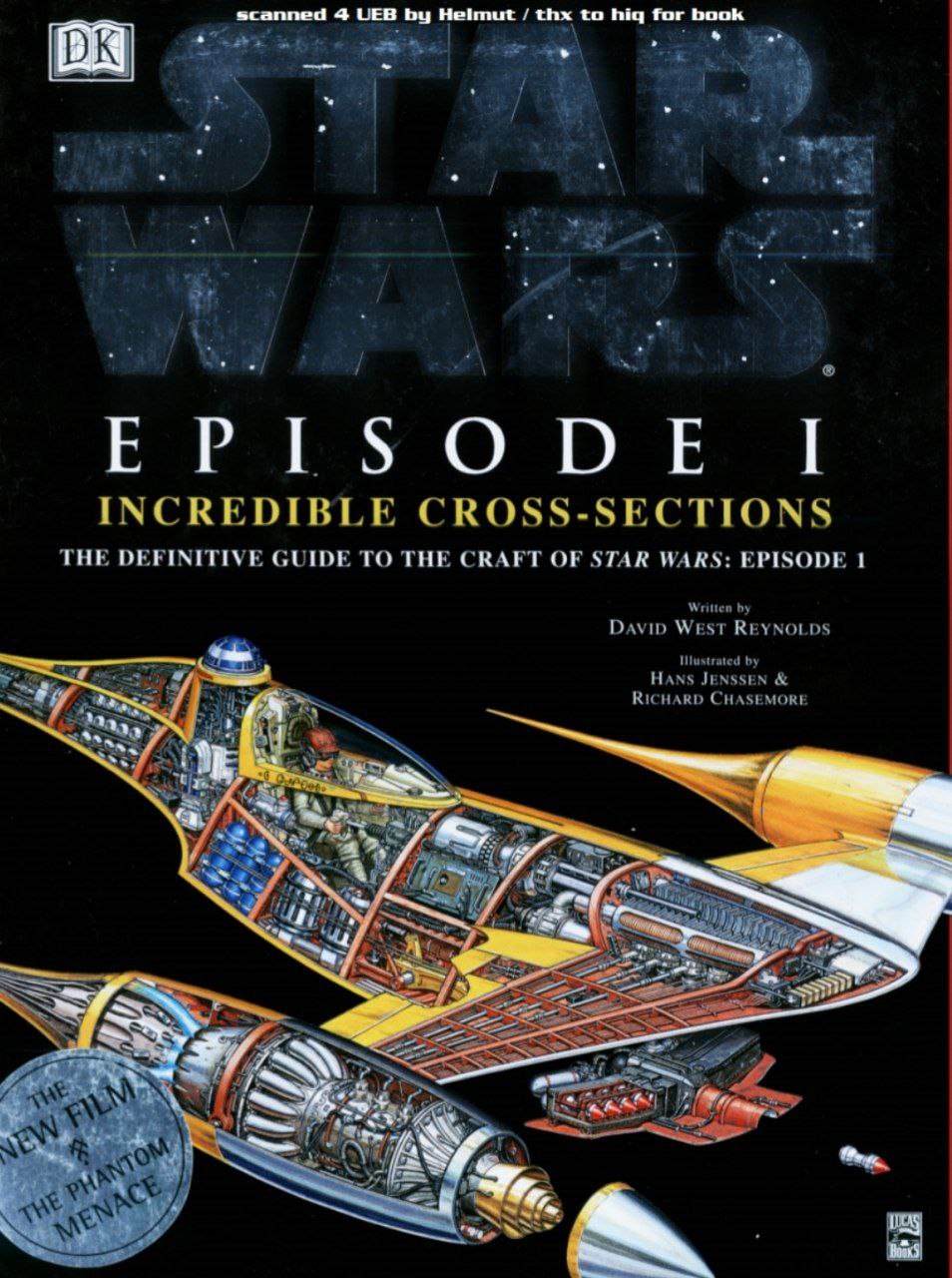 Portada ampliada de STAR WARS EPISODE I INCREDIBLE CROSS-SECTIONS