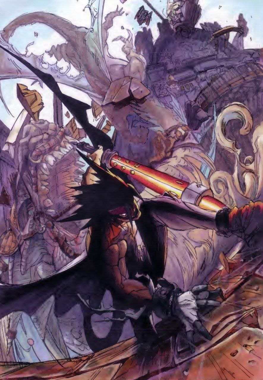 Portada ampliada de Guilty Gear 20002004 Artbook