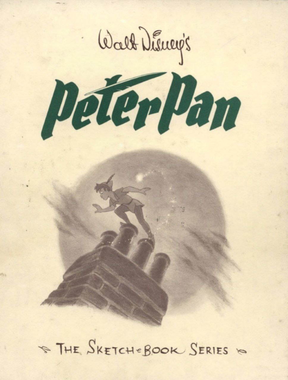 Portada ampliada de Walt Disney's Peter Pan